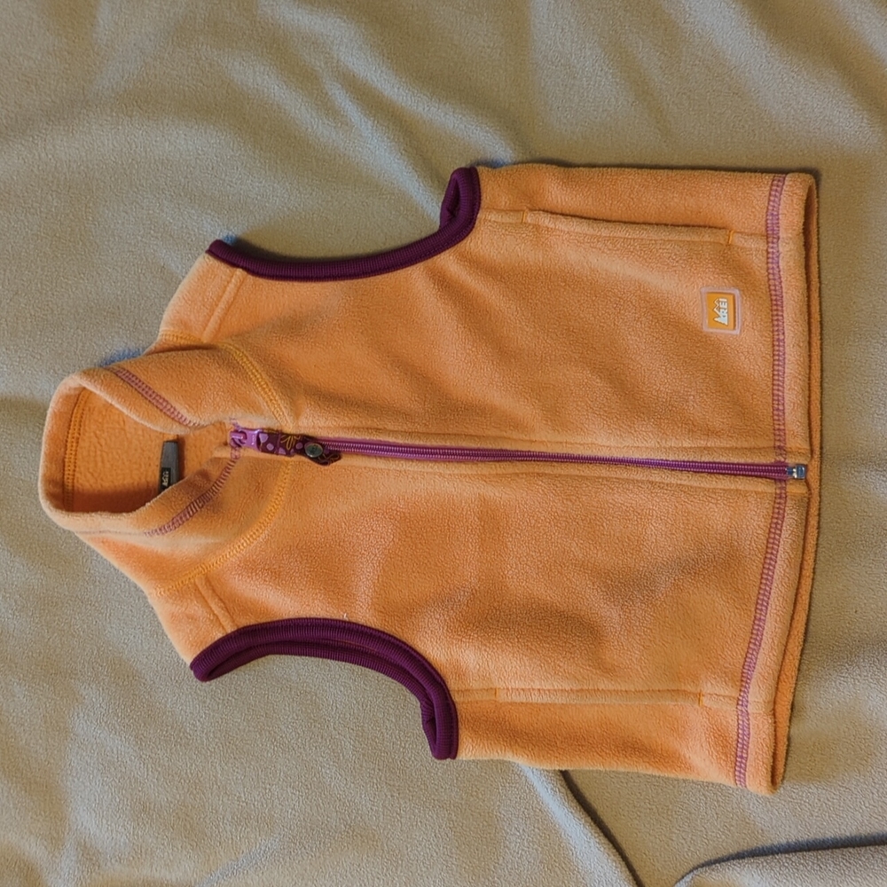REI Orange Toddler Vest